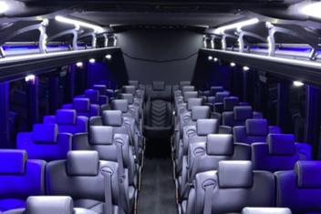 Camden Charter Bus Interior